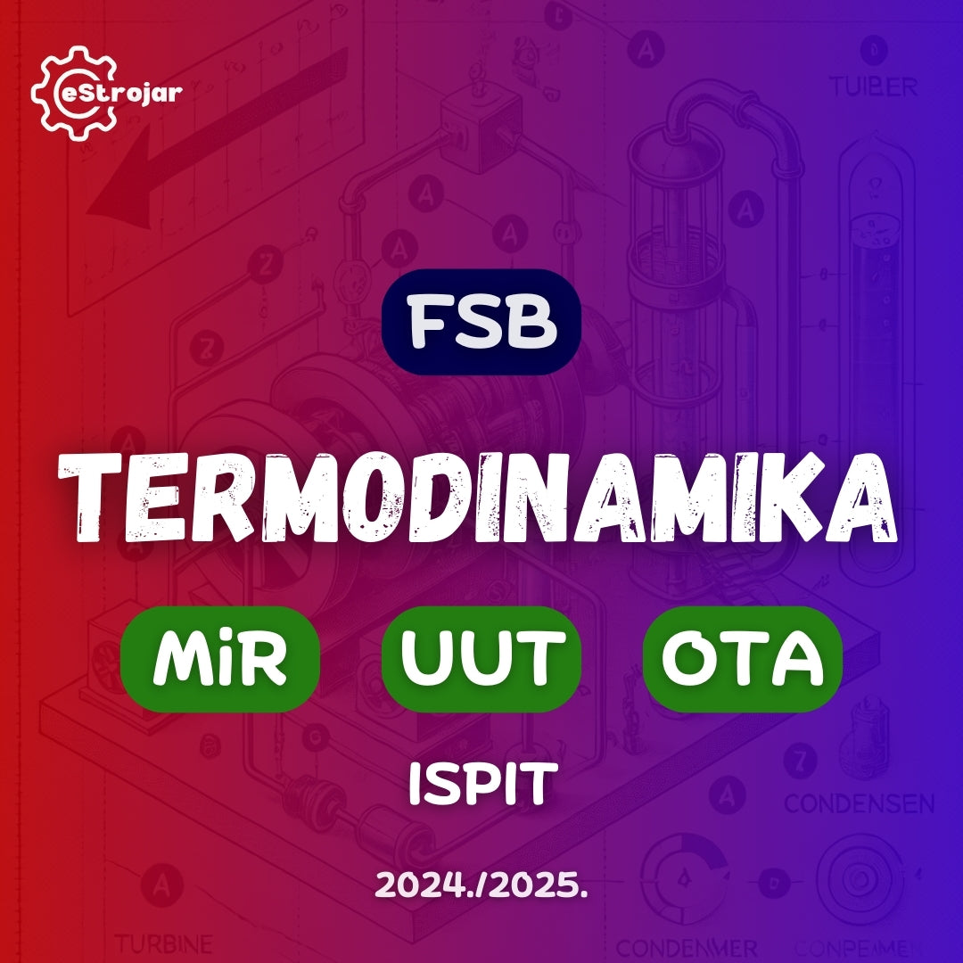 TERMODINAMIKA MiR/UUT/OTA - ISPIT